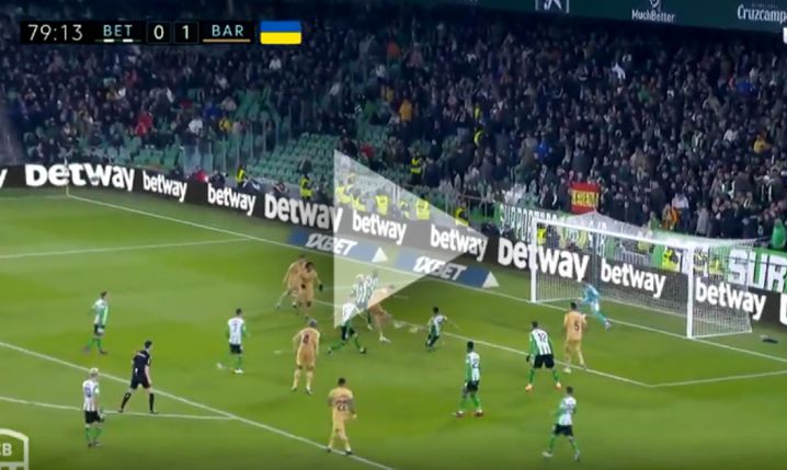 Lewandowski STRZELA GOLA Betisowi na 2-0! [VIDEO]